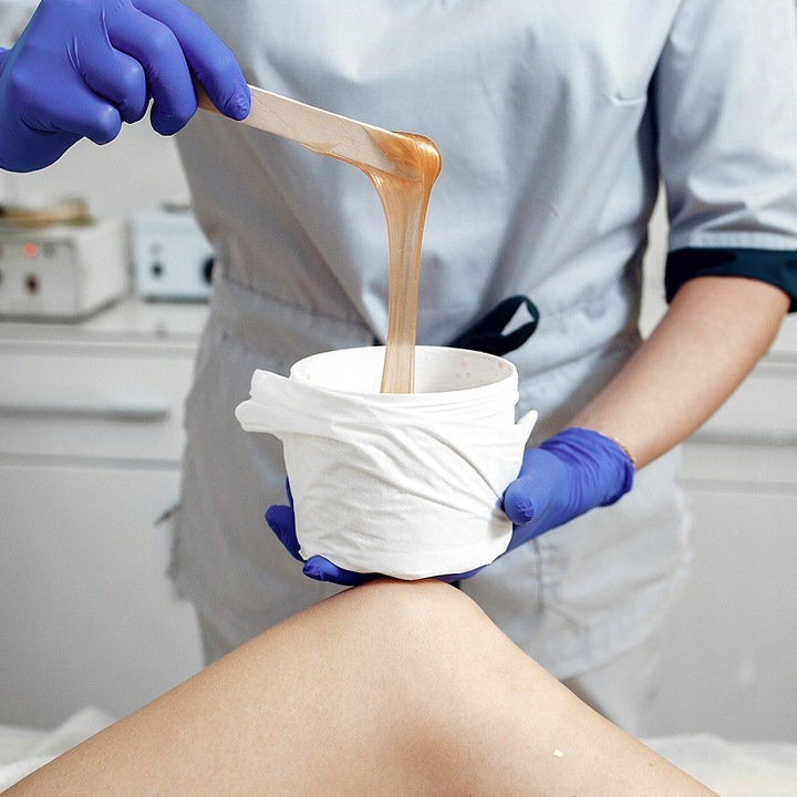 ItalWax wosk do depilacji paskowej w puszce 400ml AZULEN włoski