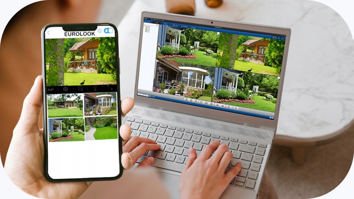 Zewnętrzna Kamera IP WiFi 8MPx 8MP TUYA SMART Ultra HD 4K ZOOM SD LED AUDIO