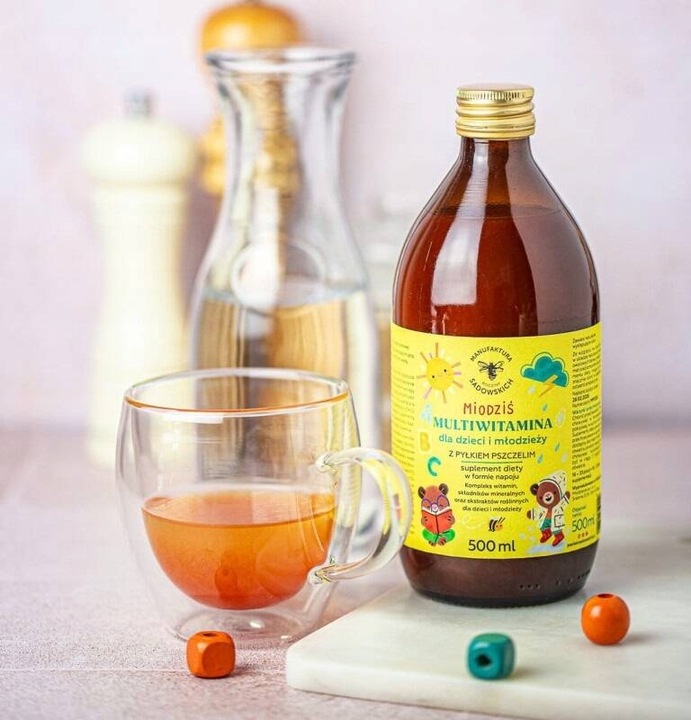 Olej z czarnuszki Big Nature + Multiwitamina Miodziś DLA DZIECI Sadowskich