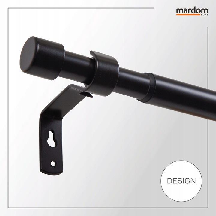 KARNISZ TELESKOPOWY REGULOWANY ADAPTE 120-210CM BIAŁY