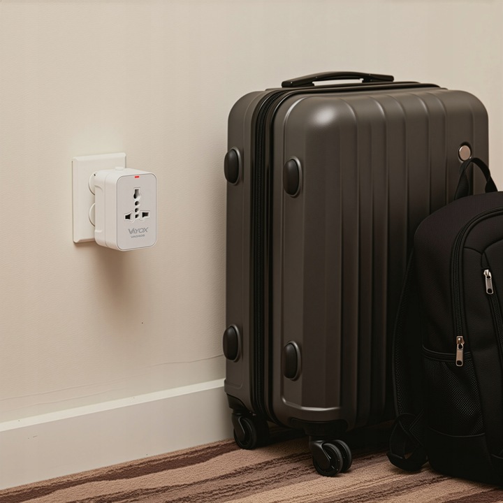 PRZEJŚCIÓWKA ADAPTER GNIAZDKA PODRÓŻNY UK USA EU CAŁY ŚWIAT ŁADOWARKA
