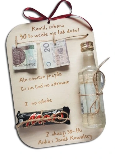 Prezent na 30 40 50 60 70 urodziny dla mężczyzny