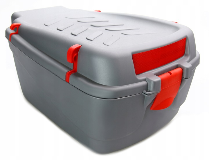 Techno-Smart KUFER BAGAŻNIK KOSZYK ROWEROWY DUŻY ZAMYKANY z ODBLASKIEM