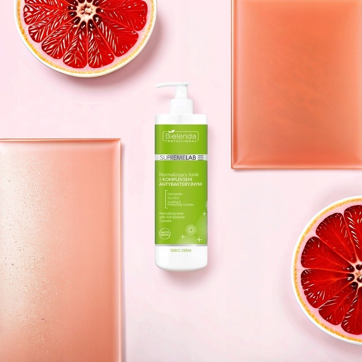 TONIK DO TWARZY BIELENDA SUPREMELAB SEBIO DERM NORMALIZUJĄCY 500ML