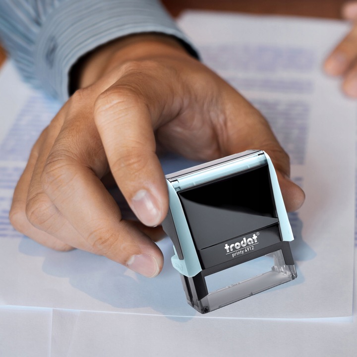 PIECZĄTKA TRODAT 4912 DO 6 LINII FIRMOWA IMIENNA BIUROWA PROJEKT + GUMKA