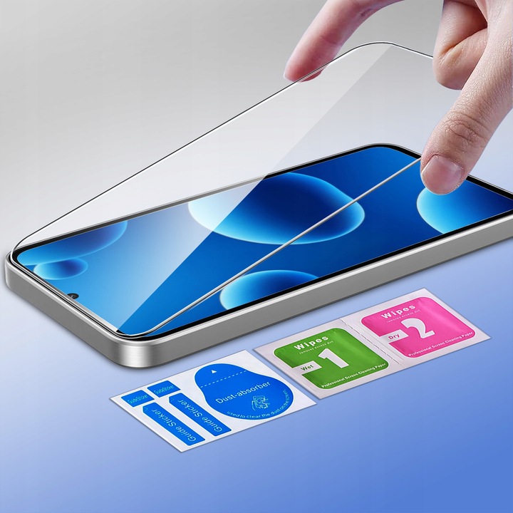 Etui z klapką do Samsung A56 5G Zamykane Czarne Futerał + Szkło 9H