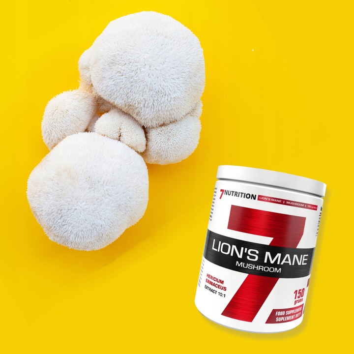 Lions mane soplówka jeżowata Chaga Cordyceps Reishi Grzyby mushroom proszek