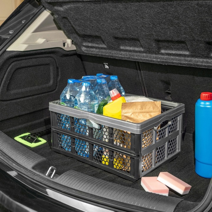 SKRZYNKA SKŁADANA DO BAGAŻNIKA KOSZ ZAKUPY SKŁADANY POJEMNIK MOCNY