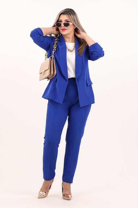 Komplet damski garnitur marynarka i spodnie POLSKI PRODUCENT duże rozmiary