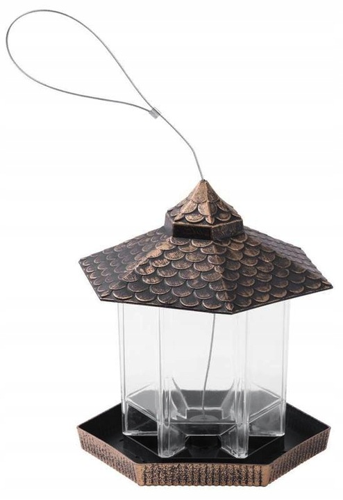 KARMNIK DLA PTAKÓW WISZĄCY NA KARMĘ ZIARNO