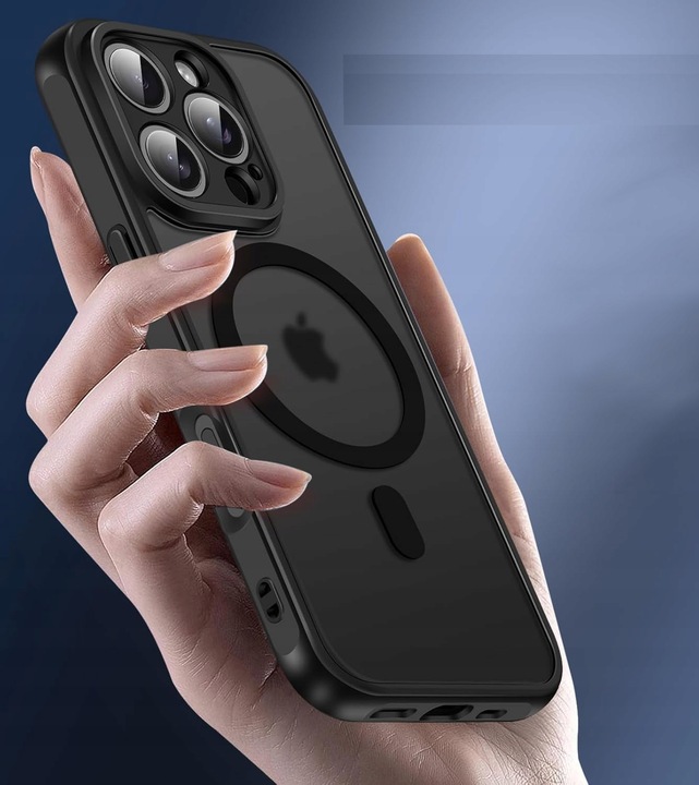 ETUI do IPHONE 16 Pro Max do Magsafe MATOWE MAGNETYCZNE WZMACNIANE 2x SZKŁO