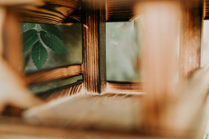 DREWNIANY karmnik dla PTAKÓW budka góralski POLSKI HIT DOMEK