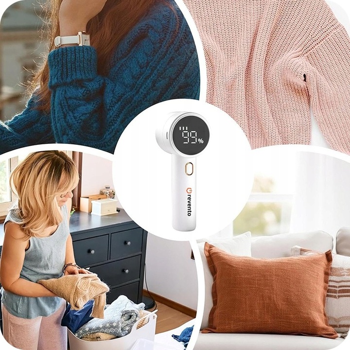 GOLARKA DO UBRAŃ ELEKTRYCZNA REVENTO AURORA - DO SWETRÓW AKUMULATOROWA