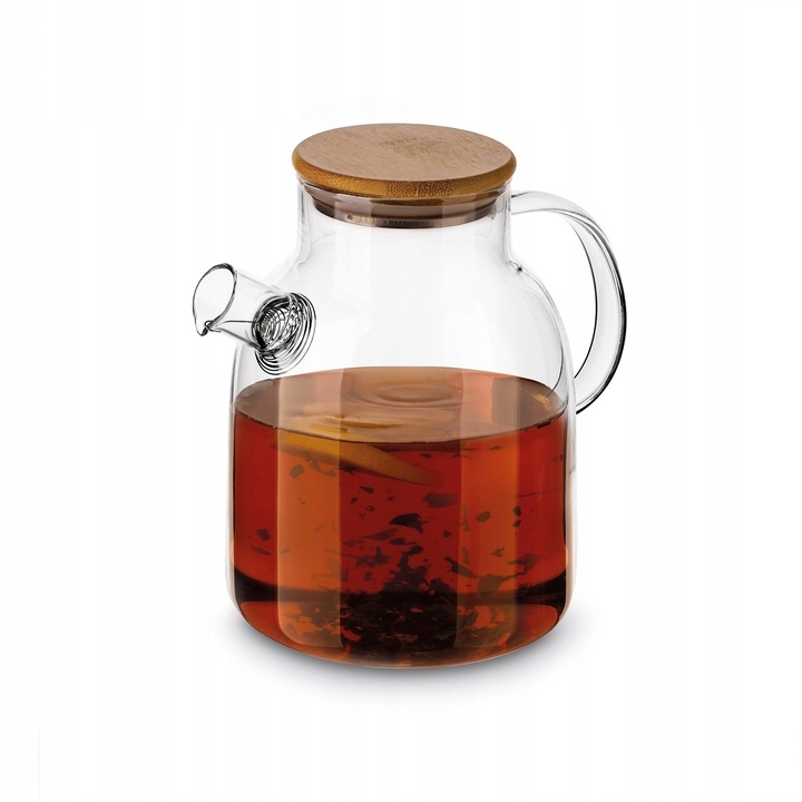 DZBANEK Szklany ze Spiralą Gorące i Zimne do HERBATY ZIÓŁ Tadar Nexo 1,8L