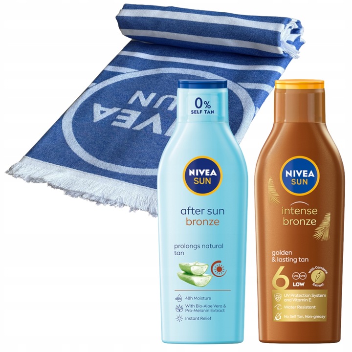 NIVEA SUN Karotenowy balsam do opalania + Przedłużający opaleniznę