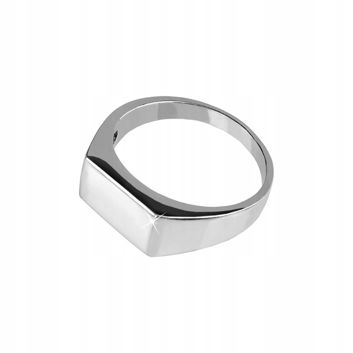 Sygnet srebrny 925 męski polerowany r. 18