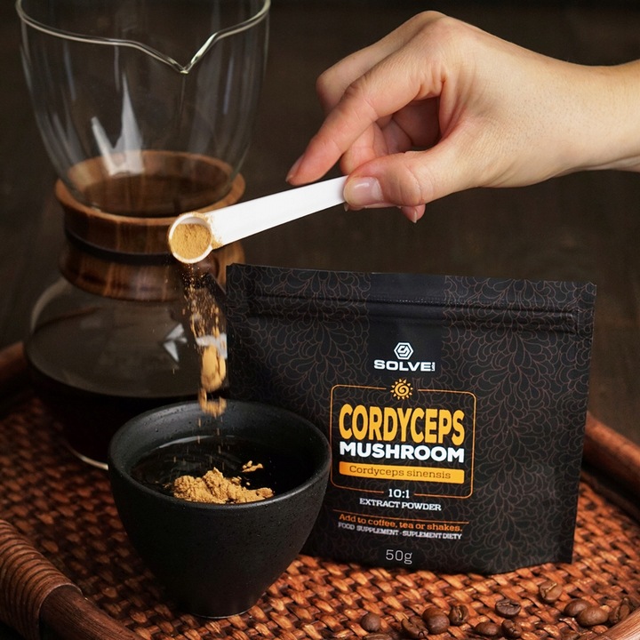 CORDYCEPS SINENSIS 10:1 EKSTRAKT 50G SOLVE LABS
