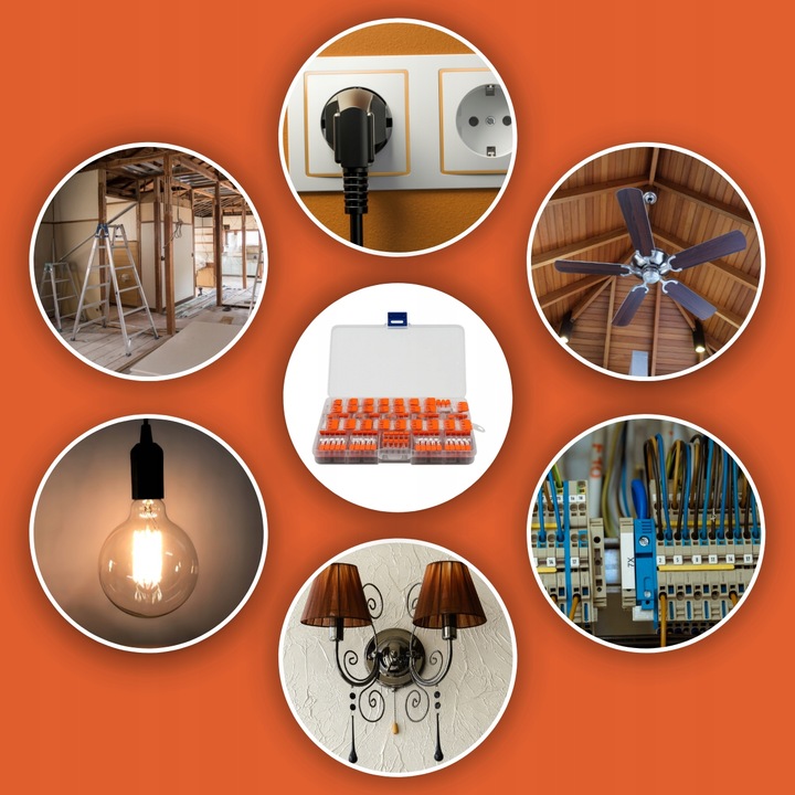 SZYBKOZŁĄCZKA SZYBKOZŁĄCZKI 55 ELEMENTÓW 2 3 5 TOROWE ZESTAW 55 SZT