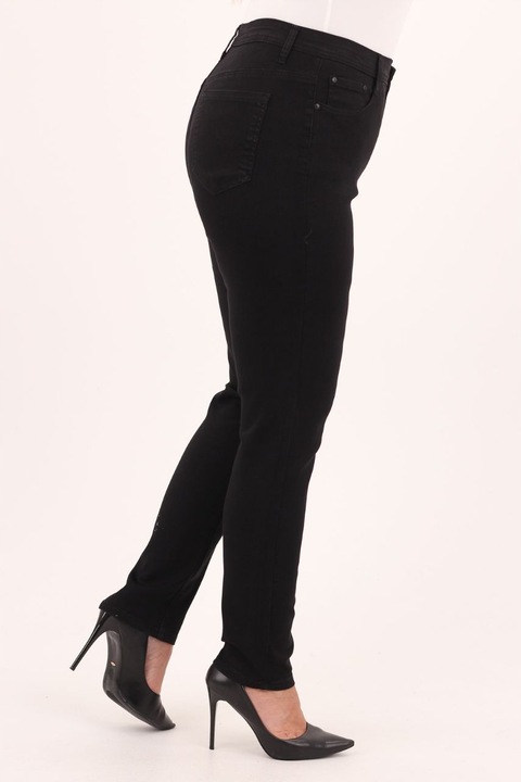 SPODNIE DAMSKIE RURKI JEANSY BAWEŁNIANE ELASTYCZNE DUŻE ROZMIARY