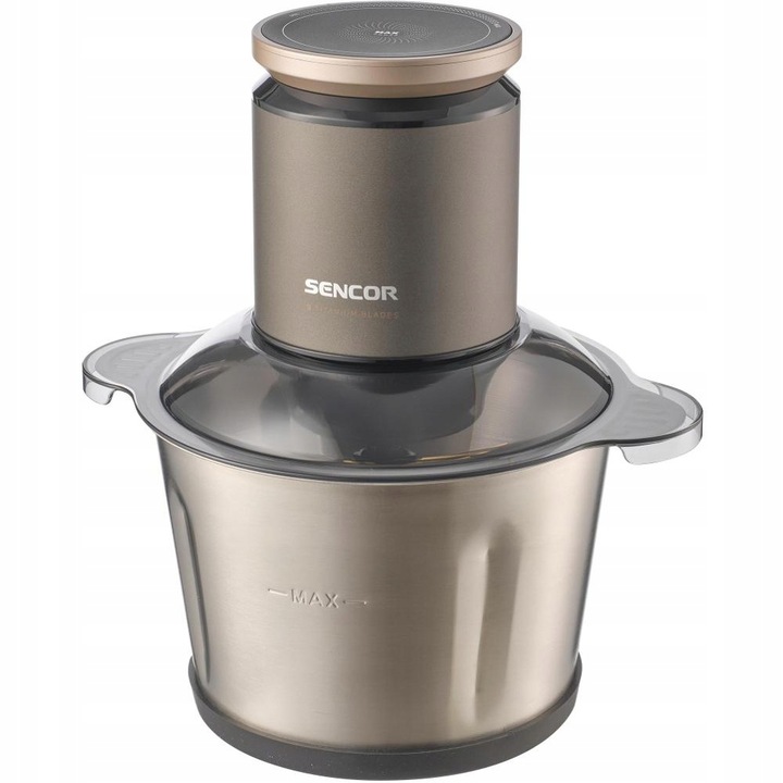 Rozdrabniacz do żywności szatkownica Sencor SCB 8000BK 800W 2,7L tytan