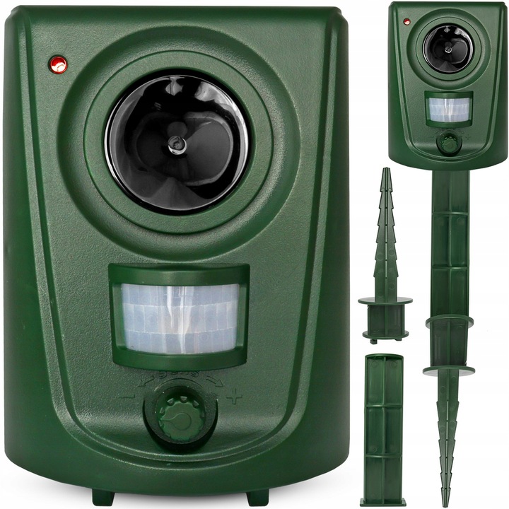 ODSTRASZACZ ULTRADŹWIĘKOWY ZWIERZĄT GRYZONI KOTÓW PSÓW DZIKÓW PTAKÓW