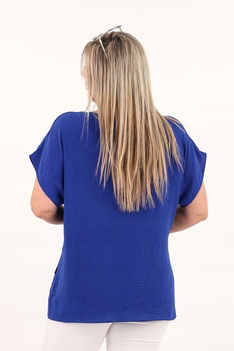 Bluzka elegancka gładka kimono POLSKI PRODUCENT duże rozmiary oversize