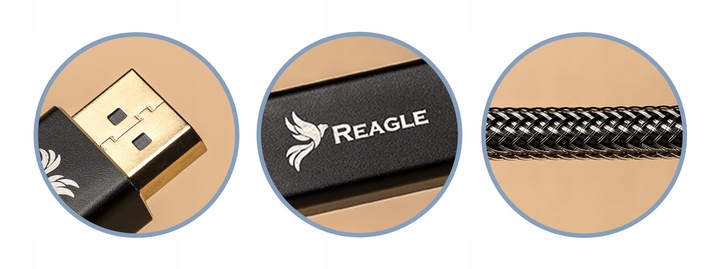 REAGLE KABEL DISPLAY PORT do HDMI DP PRO DisplayPort 4K 2K HDR PRZEWÓD 1,8M