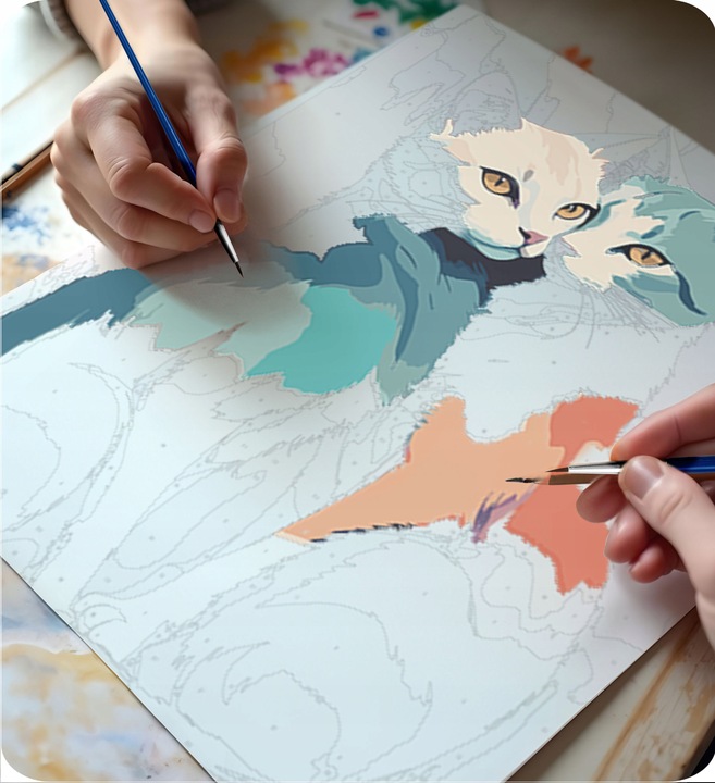 Obrazy do malowania po numerach malowanie po numerach 40x50cm na ramie