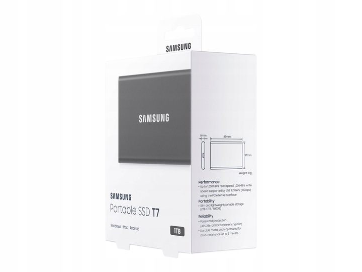 Dysk zewnętrzny SSD Samsung MU-PC1T0T/WW 1TB
