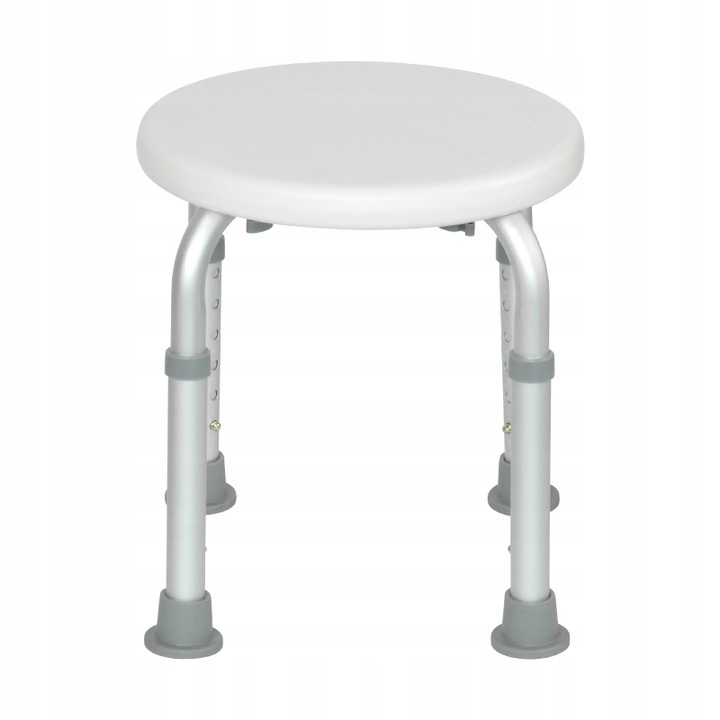 TABORET STOŁEK POD PRYSZNIC OKRĄGŁY KRZESŁO PRYSZNICOWE STABILNE DO WANNY