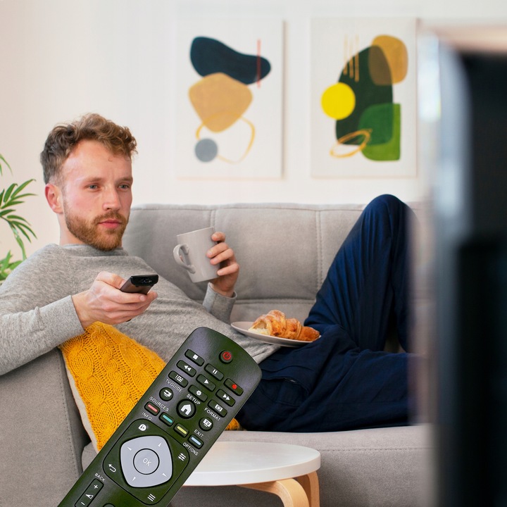 Pilot RM-L1225 Zamiennik do Telewizora TV Philips LED Smart