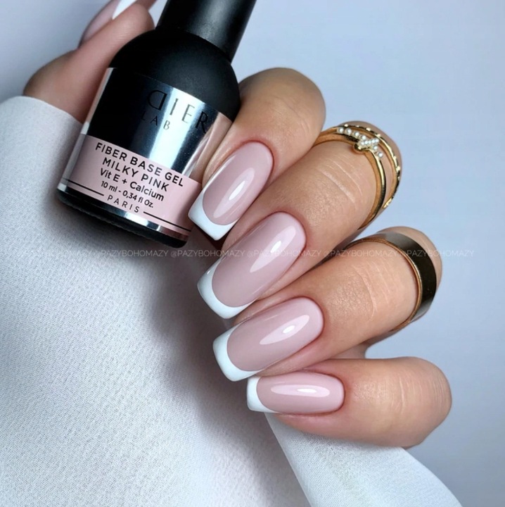 Didier Lab BAZA HYBRYDOWA Z WŁÓKNAMI Smart Fiber Base Milky Pink 10ml