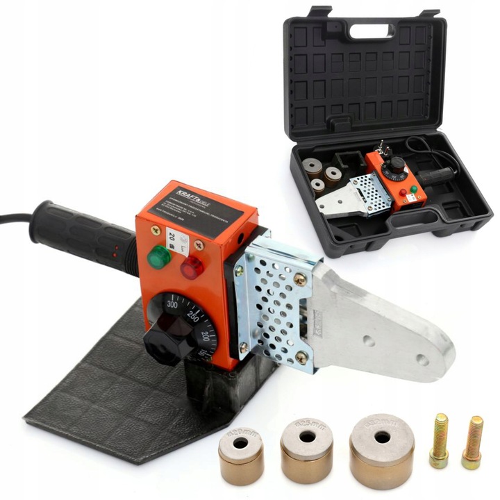 ZGRZEWARKA DO ZGRZEWANIA RUR PCV PP MATRYCE PE PB 1300W 230V/50Hz