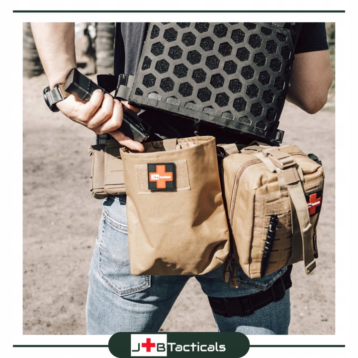 Torba taktyczna apteczka pierwszej pomocy z wyposażeniem 84 elementów IFAK