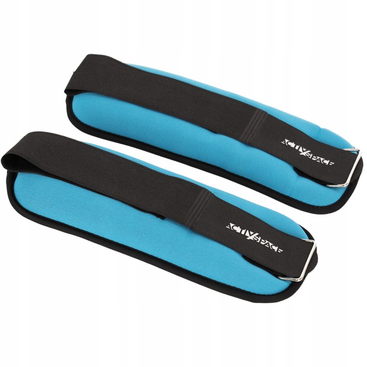 OBCIĄŻNIKI NA RĘCE NOGI NADGARSTKI CIĘŻARKI DO ĆWICZENIA RZEP 2X1 KG ZESTAW