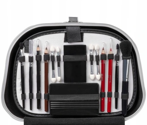 KUFEREK Z KOSMETYKAMI KUFER MAKIJAŻ PALETA ZESTAW