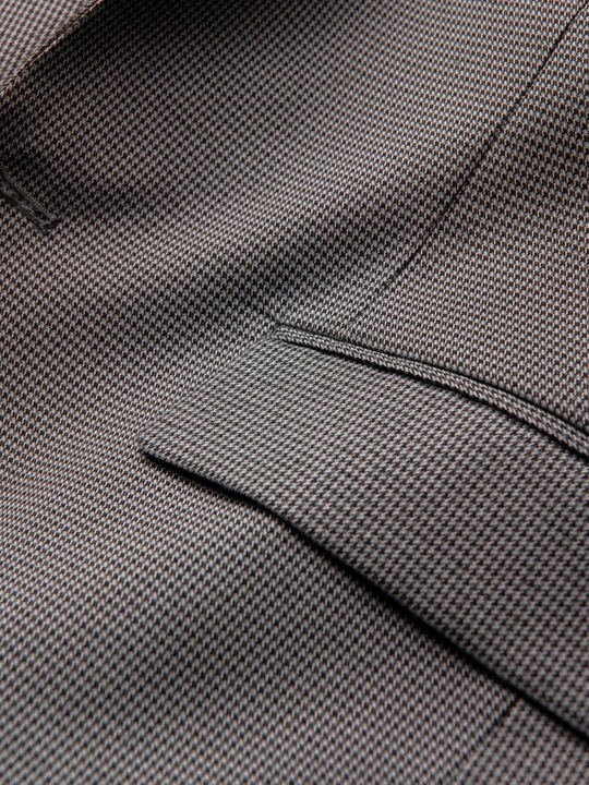 Marynarka męska casual w delikatną kratkę szara V2 OM-BLZB-0116 XL