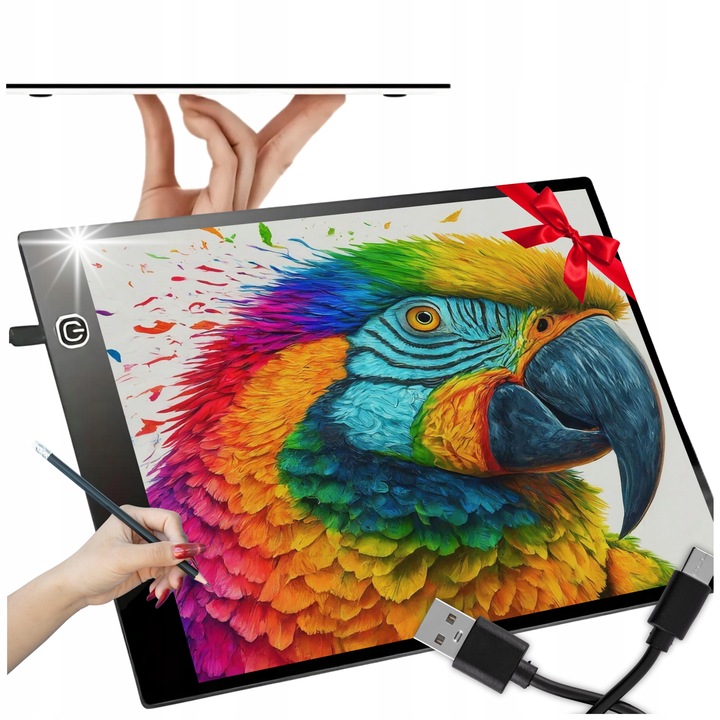 TABLET GRAFICZNY DLA DZIECI DESKA KREŚLARSKA DO RYSOWANIA PREZENT SZKICE