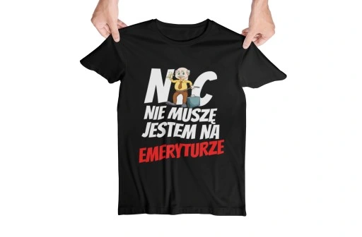 Prezent dla EMERYTA Emerytura KOSZULKA Pomysł