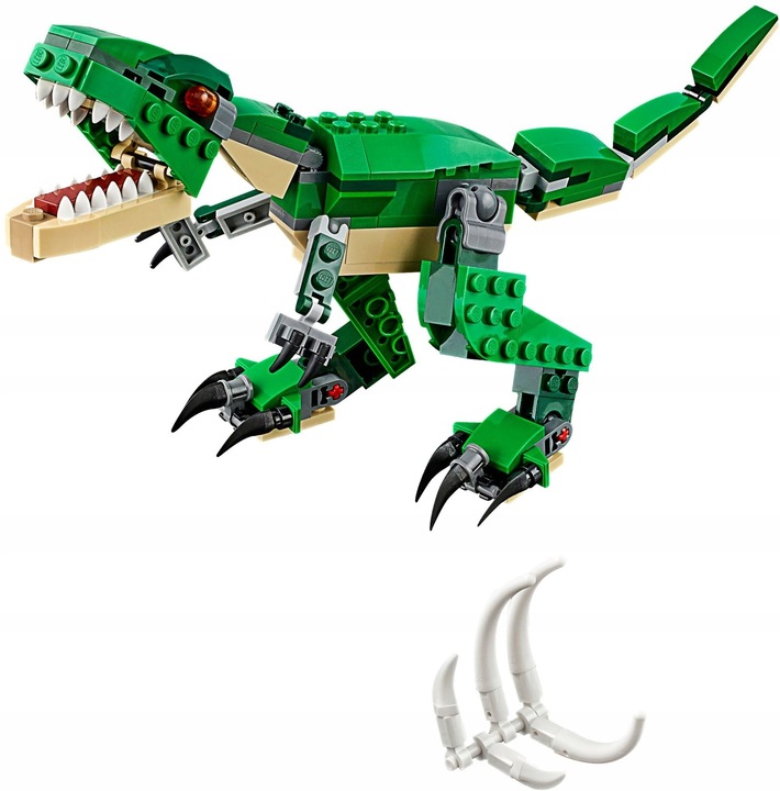 LEGO CREATOR 31058 Dinozaury Model Tyranozaur T-REX 3w1 + TORBA PREZENTOWA