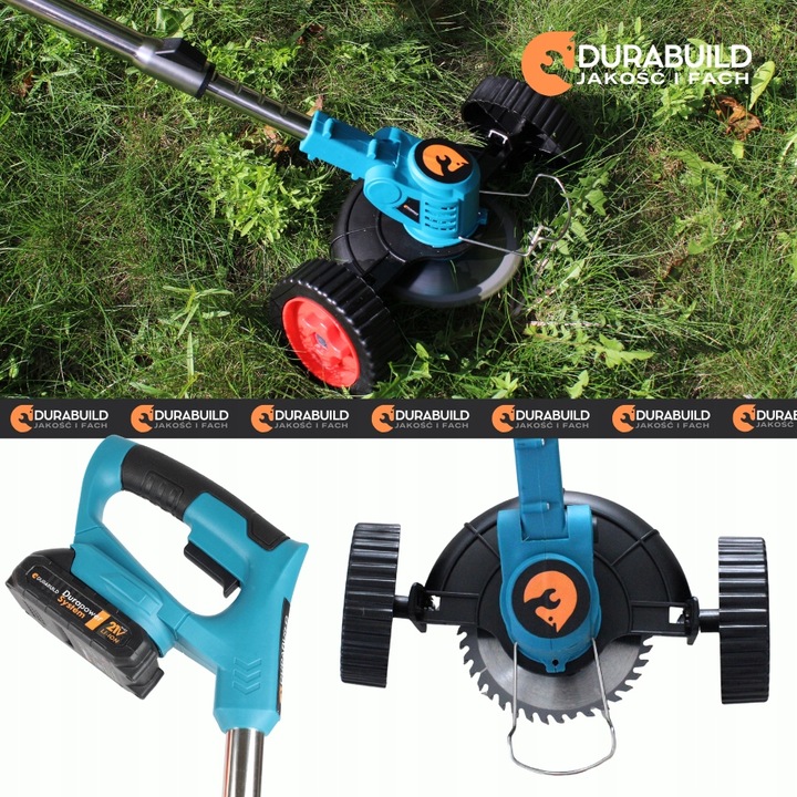 PODKASZARKA AKUMULATOROWA KOSA WYKASZARKA KOSIARKA DO TRAWY DUŻY