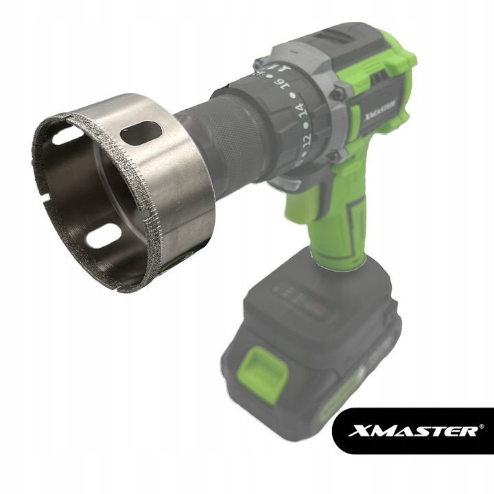 OTWORNICA DIAMENTOWA KORONKA DO PŁYTEK GLAZURY GRESU ZESTAW ⌀ 6-68mm