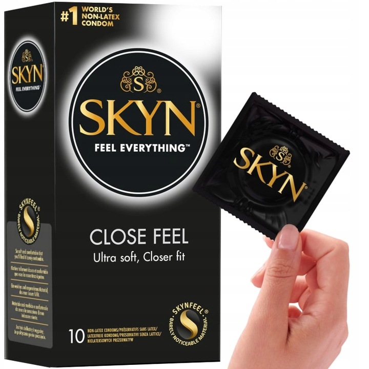 Prezerwatywy SKYN CLOSE FEEL ściśle przylegające bez lateksu 10 szt.