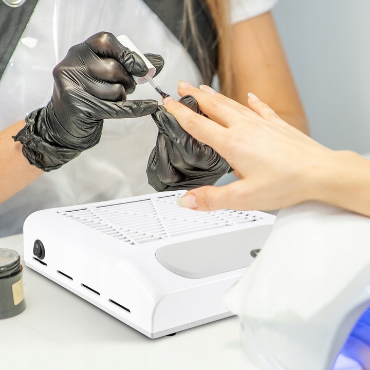 POCHŁANIACZ PYŁU DO PAZNOKCI BEZWORKOWY KASETOWY MANICURE FILTR 80W