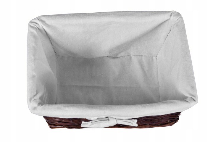 KOSZYK KOSZ WIKLINOWY BRĄZOWY KOSZYCZEK POJEMNIK DO PRZECHOWYWANIA 30