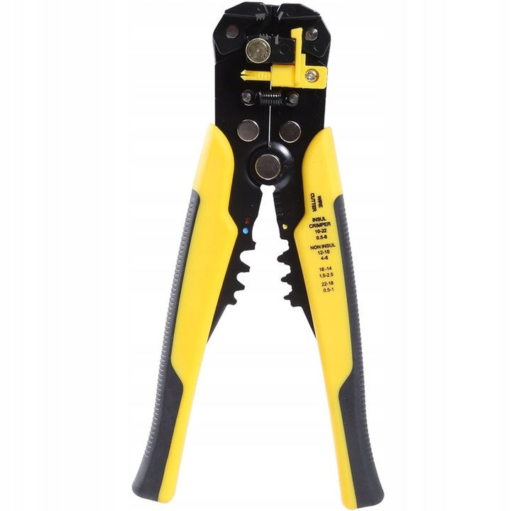 ŚCIĄGACZ IZOLACJI SZCZYPCE DO ŚCIĄGANIA IZOLACJI KABLI ZACISKARKA 0.1 - 6mm