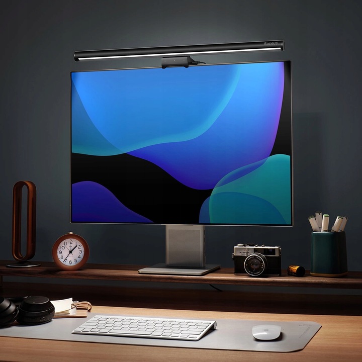 Baseus i-wok2 lampka LED na monitor do pulpitu oświetlenie ekranu czarny (D