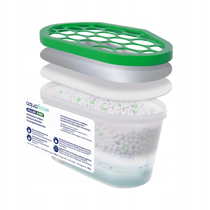 12x pochłaniacz wilgoci osuszacz powietrza na wilgoć sosnowy 400 ml