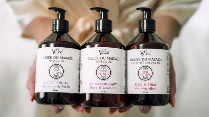 OLEJEK DO MASAŻU MAKADAMIA I OLEJ JOJOBA VCEE NATURALNY 500 ML