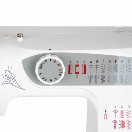 MASZYNA DO SZYCIA ŁUCZNIK EWA II + GRATISY 38 ŚCIEGÓW MECHANICZNA